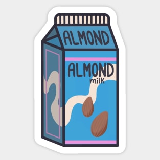 Almond Milk Sticker